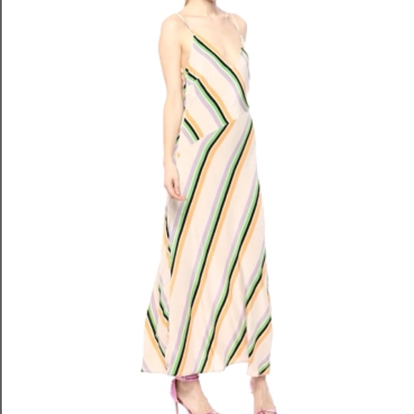 Summer dress! Great colours and very flattering with side slit! - Picture 3 of 6
